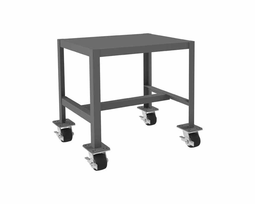 18in x 24in Mobile Machine Table Workbench with 1 Shelf