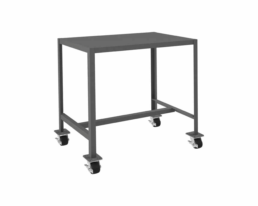 24in x 36in Mobile Machine Table Workbench with 1 Shelf
