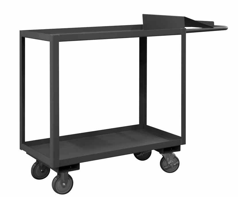 18in x 36in Order Picking Cart with 2 Shelves