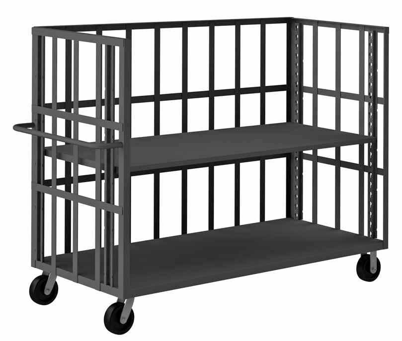 Bulk Stock/Package Mover with 1 Adjustable Shelf