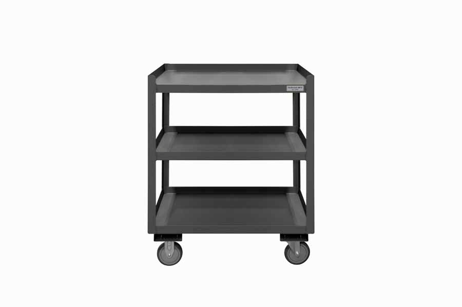 Portable Shop Desk with 3 Shelves