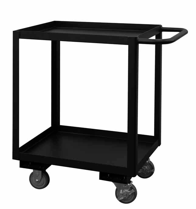 18in x 24in Stock Cart with 2 Shelves