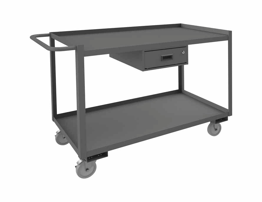 24in x 48in Stock Cart with 2 Shelves