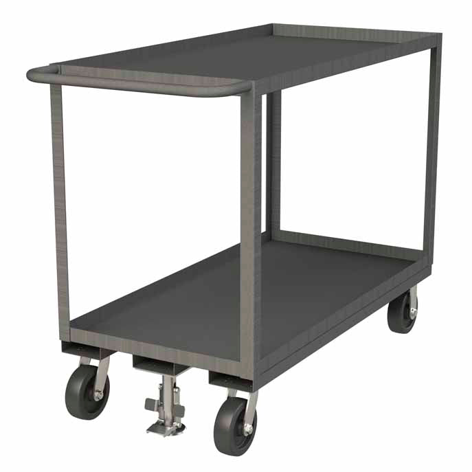 Stock Cart, 2 Shelves, 24 x 48