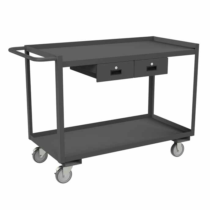 Stock Cart, 2 Shelves, 24 x 48