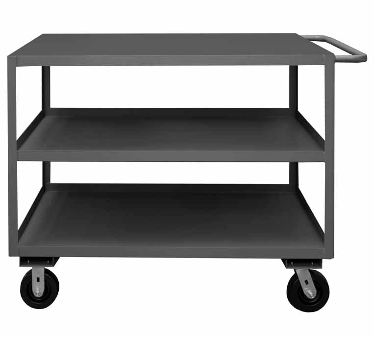 24in x 48in Stock Cart with 3 Shelves
