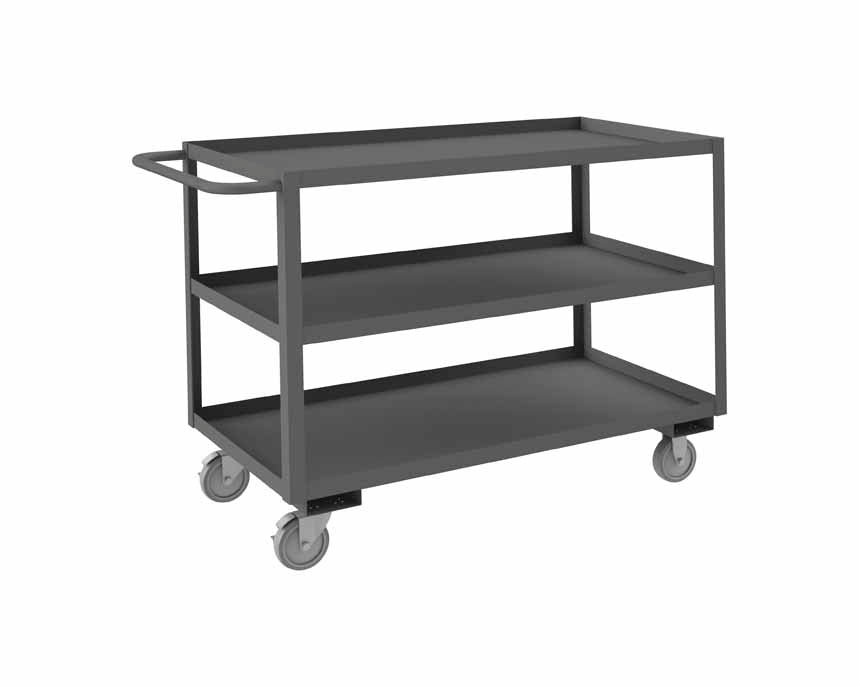 24in x 48in Stock Cart with 3 Shelves