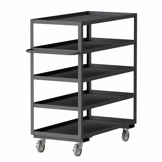 24in x 48in Stock Cart with 5 Shelves