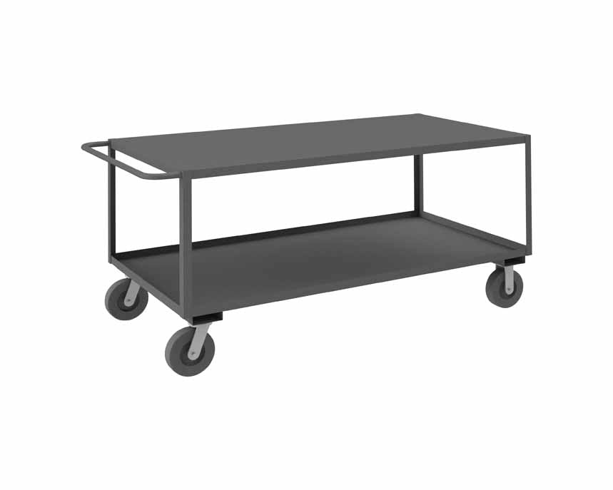 36in x 72in Stock Cart with 2 Shelves