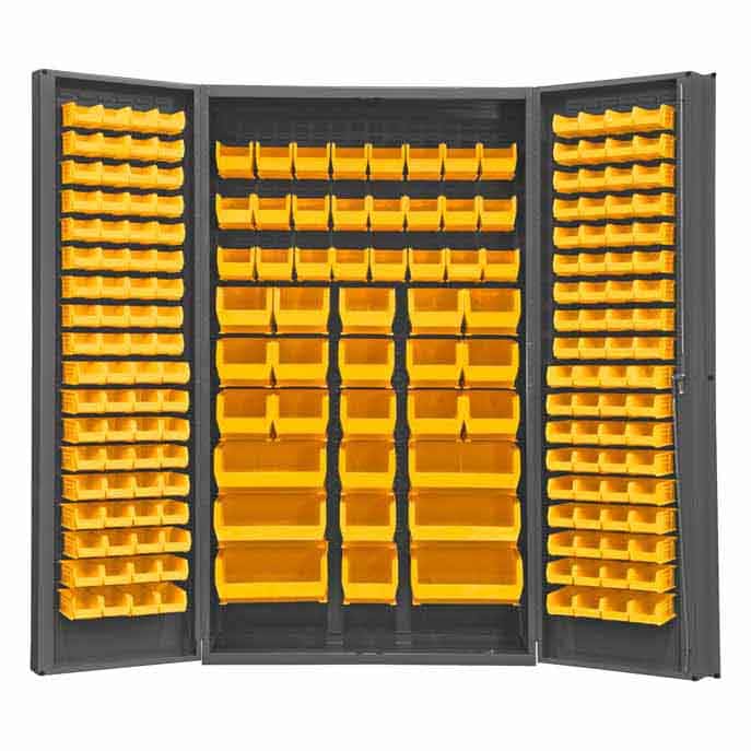 Cabinet, 192 Yellow Bins