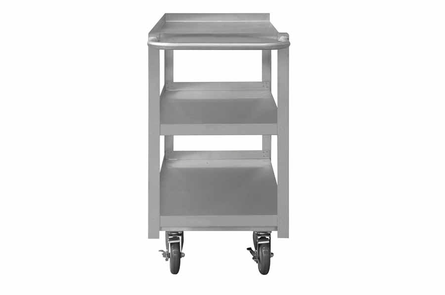 Stainless Steel Stock Cart, 3 Shelves