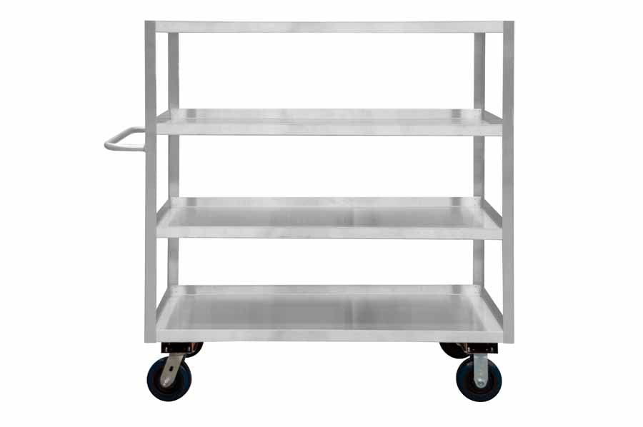 Stainless Steel Stock Cart, 4 Shelves