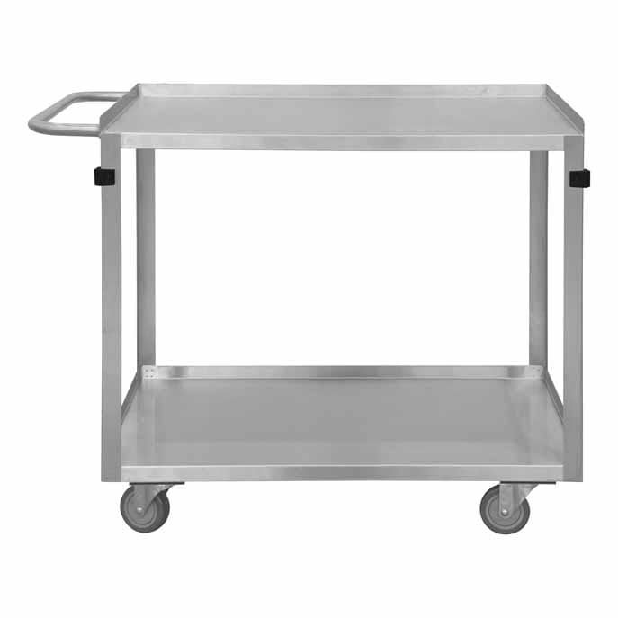 Stainless Steel Stock Cart, 2 Shelves