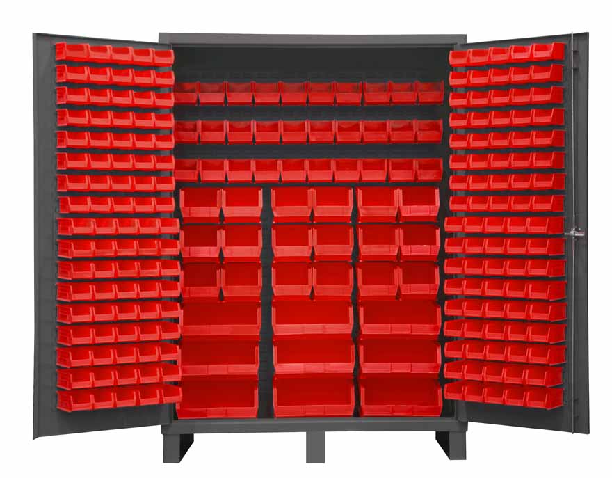 Cabinet, 227 Red Bins