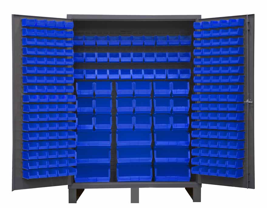 Cabinet with 227 Bins