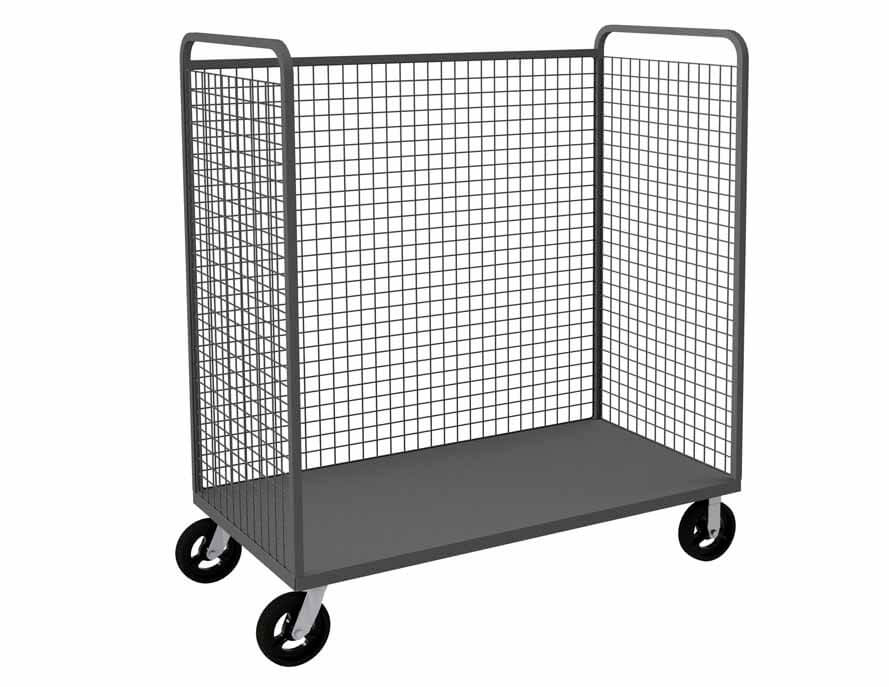 Wire Cart with Base Shelf