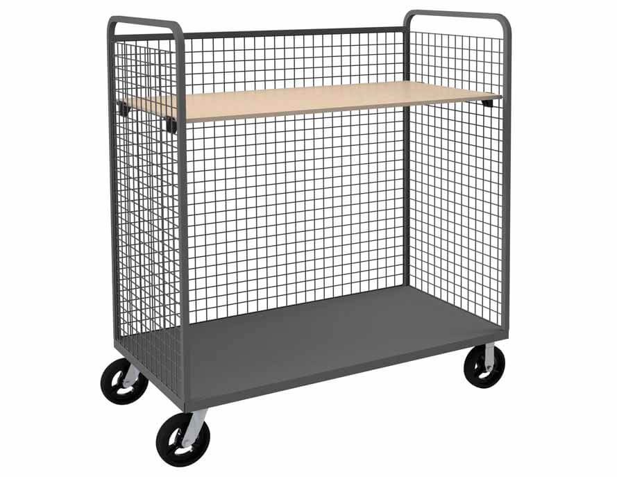 Wire Cart, 1 Adjustable Shelf