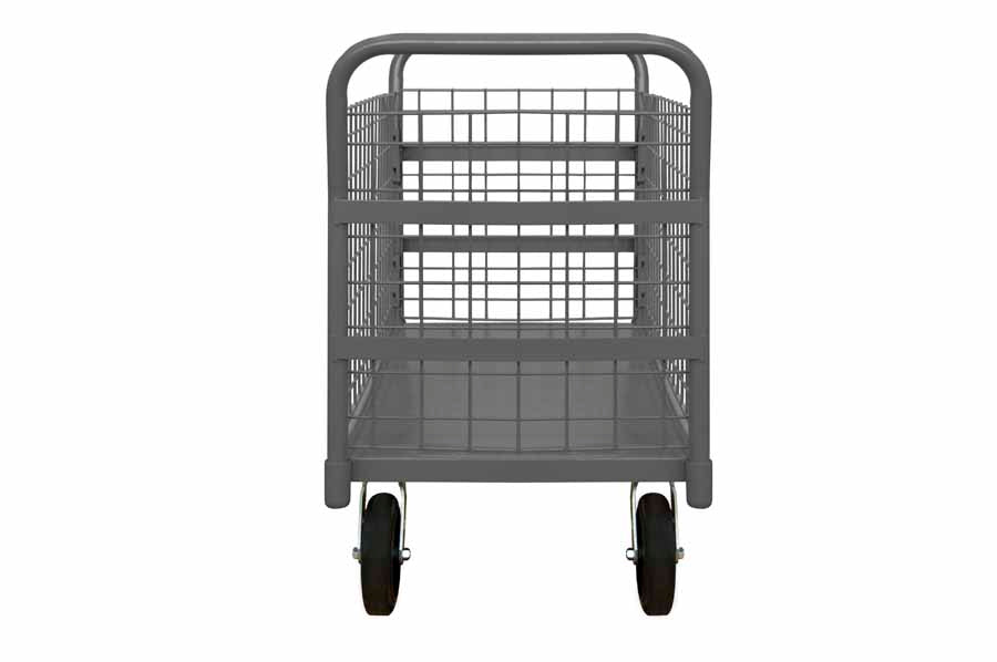 Wire Cart, Removable Handles, Drop Gate