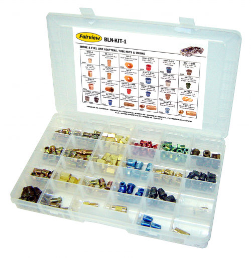 Break Line Nut Rounded Brake Line Nut and Adapter Kit — NutsandBolts.com