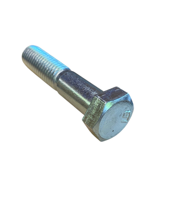 1/2-13 x 2-1/2in UNC Grade 2 Hex Cap Screw Clear Zinc