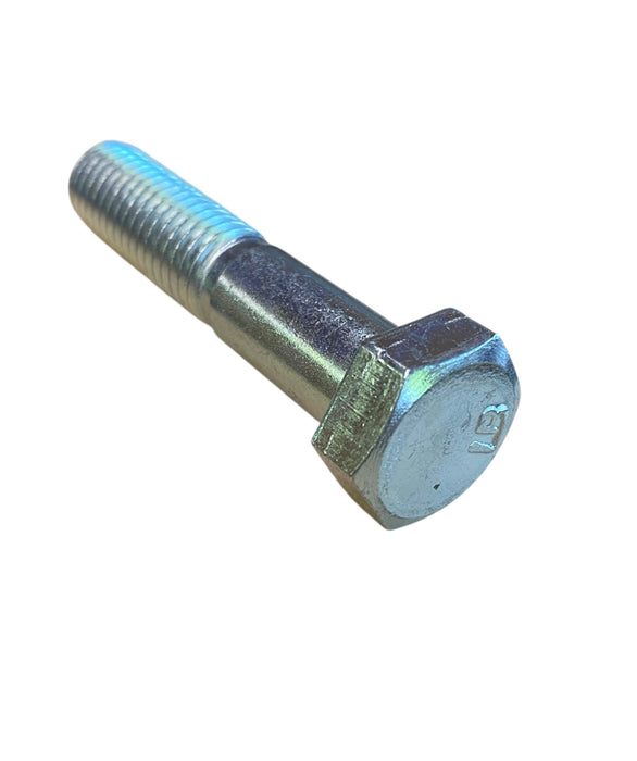 1/2-13 x 3-1/2in UNC Grade 2 Hex Cap Screw Clear Zinc