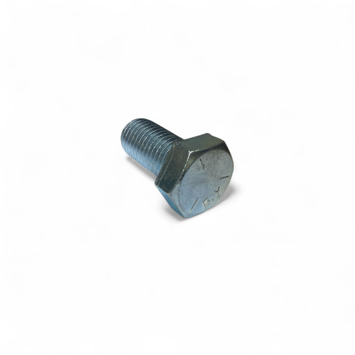 1-8 x 2in UNC Grade 5 Hex Cap Screw Clear Zinc