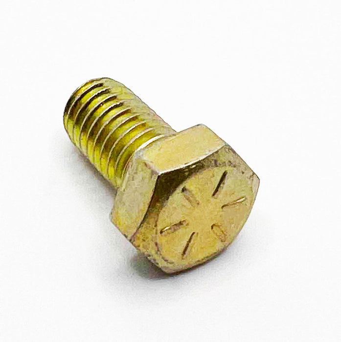3/8-16 x 1/2in UNC Grade 8 Hex Cap Screw Yellow Zinc