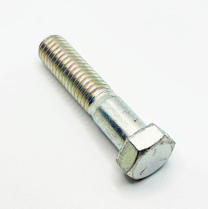 7/16-14 x 2 1/4in UNC Grade 5 Hex Cap Screw Clear Zinc