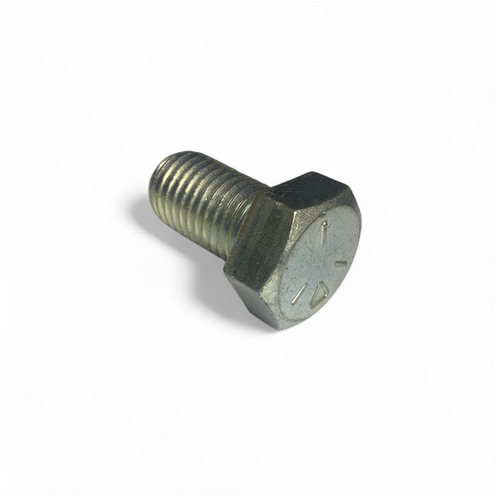 7/8-9 x 1-1/2in UNC Grade 5 Hex Cap Screw Clear Zinc