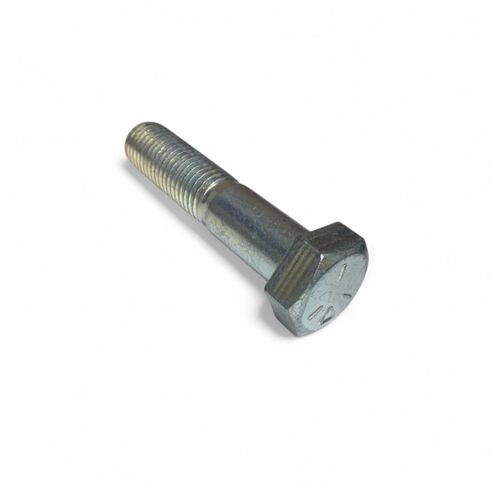 7/8-9 x 3in UNC Grade 5 Hex Cap Screw Clear Zinc