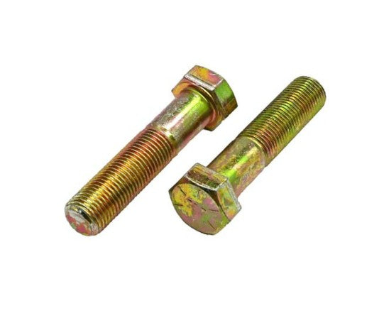 9/16-18 x 2-1/2in UNF Grade 8 Hex Cap Screw Yellow Zinc