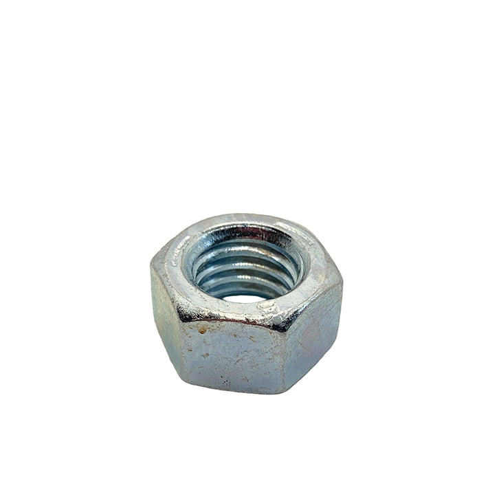 1/2-13in UNC Grade 2 Hex Nut Clear Zinc
