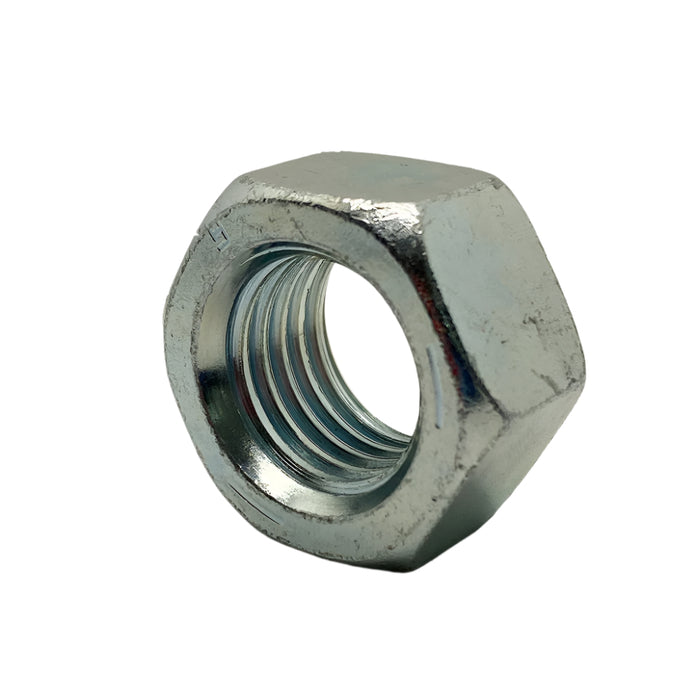 1-1/2-6in UNC Grade 5 Hex Nut Clear Zinc
