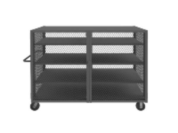 36in x 72in Security Mesh Truck with 4 Shelves