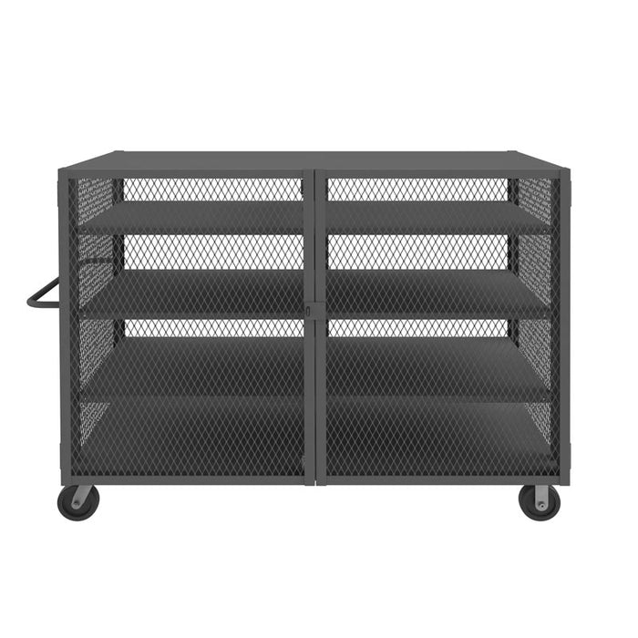 44in x 74in Security Mesh Truck with 4 Shelves