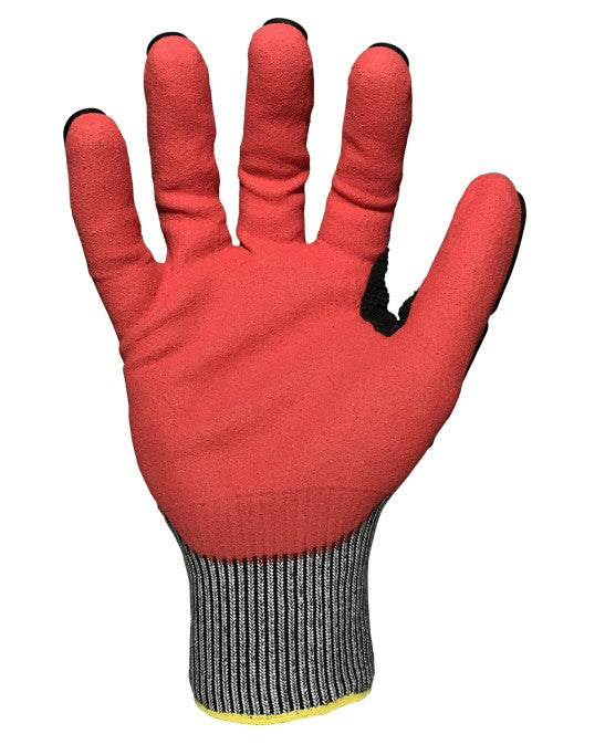 Ironclad KONG® Cut A5 Sandy Nitrile Knit Glove, 360° Cut, Sz XXL