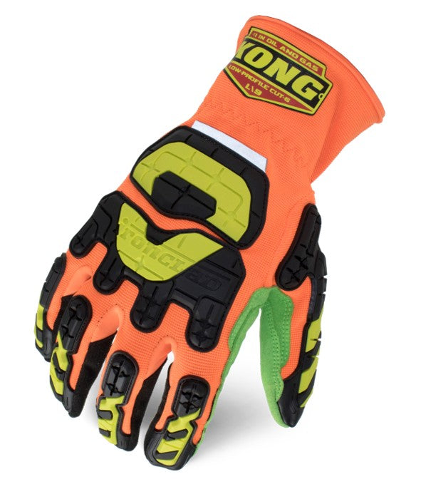 Ironclad KONG® Open Cuff A4 Glove, Low Profile, Sz XL