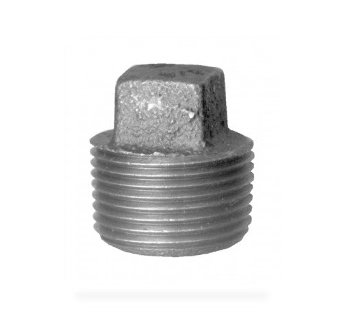 3/4in Black Pipe Square Plug