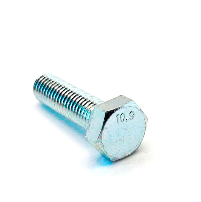 M8-1.25 X 35 Metric Cap Screw / Class 10.9 / Zinc Plated / Full Thread / DIN #933
