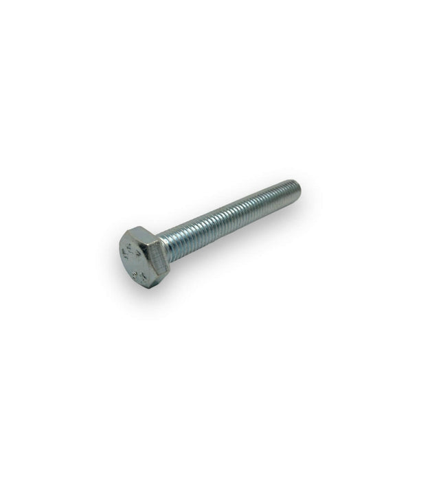 M8-1.25 X 60 Metric Hex Cap Screw / Class 8.8 / Zinc Plated / Full Thread / DIN #933