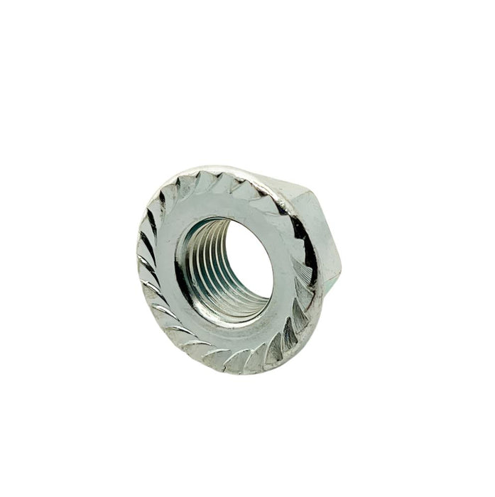 "M12-1.25 Class 10.9 JIS-B1190 Serrated Flange Nut Zinc Plated"