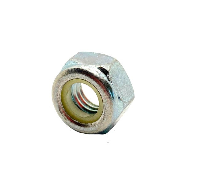 M20-2.5 Metric Nylon Lock Nut / Class 10.9 / Zinc Plated / DIN #985/V-10