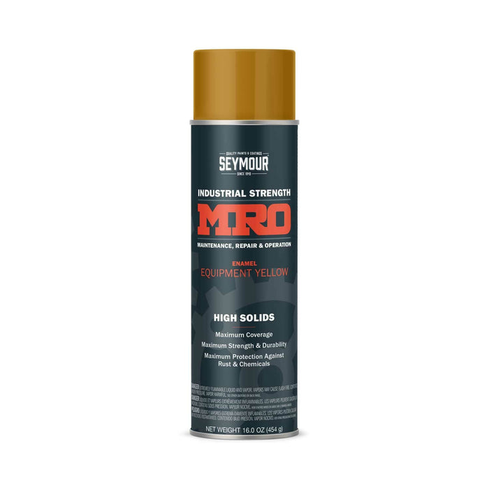 16oz MRO High Solid Spray Paint Equipment Yellow