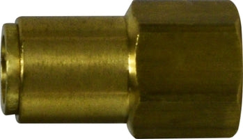1/4 Tube to 1/4 Female Pipe Push Connect Brass