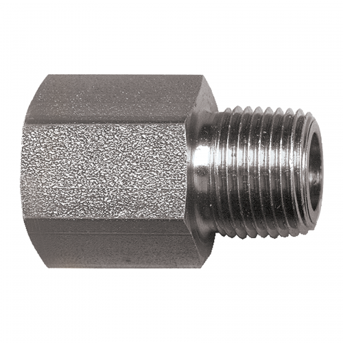 3/8 - 1/8 Female To Male Steel Reducer Adapter