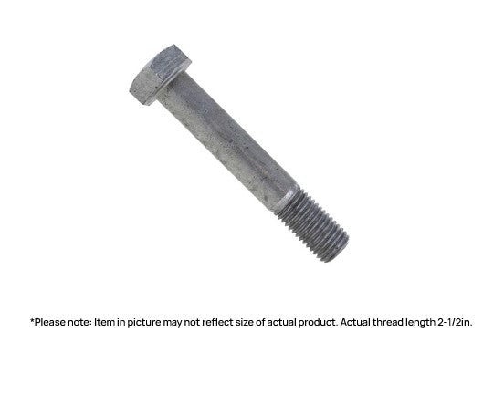 1-8 x 10in UNC A325 Structural Bolt Hot Dip Galvanized