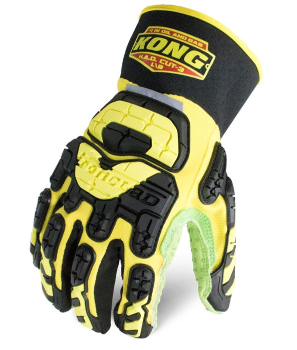 Ironclad KONG® High Abrasion Dexterity Glove with Impact Protection, Sz XXXL