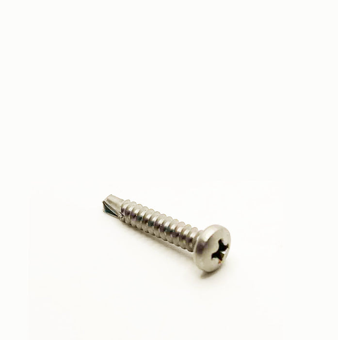 #8 x 1 1/2in Phillips Pan Tek Screw Zinc Plated