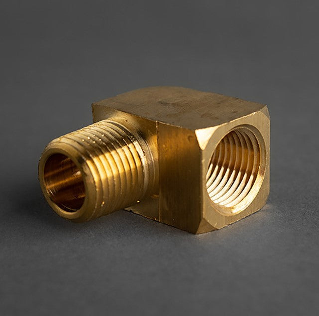 1/2in Extruded 90° Brass Street Elbow