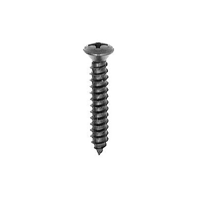 #8 x 1 #6 HD Phillips Oval Tapping Screw Black Oxide